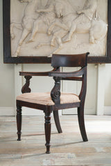 A Regency Mahogany Armchair