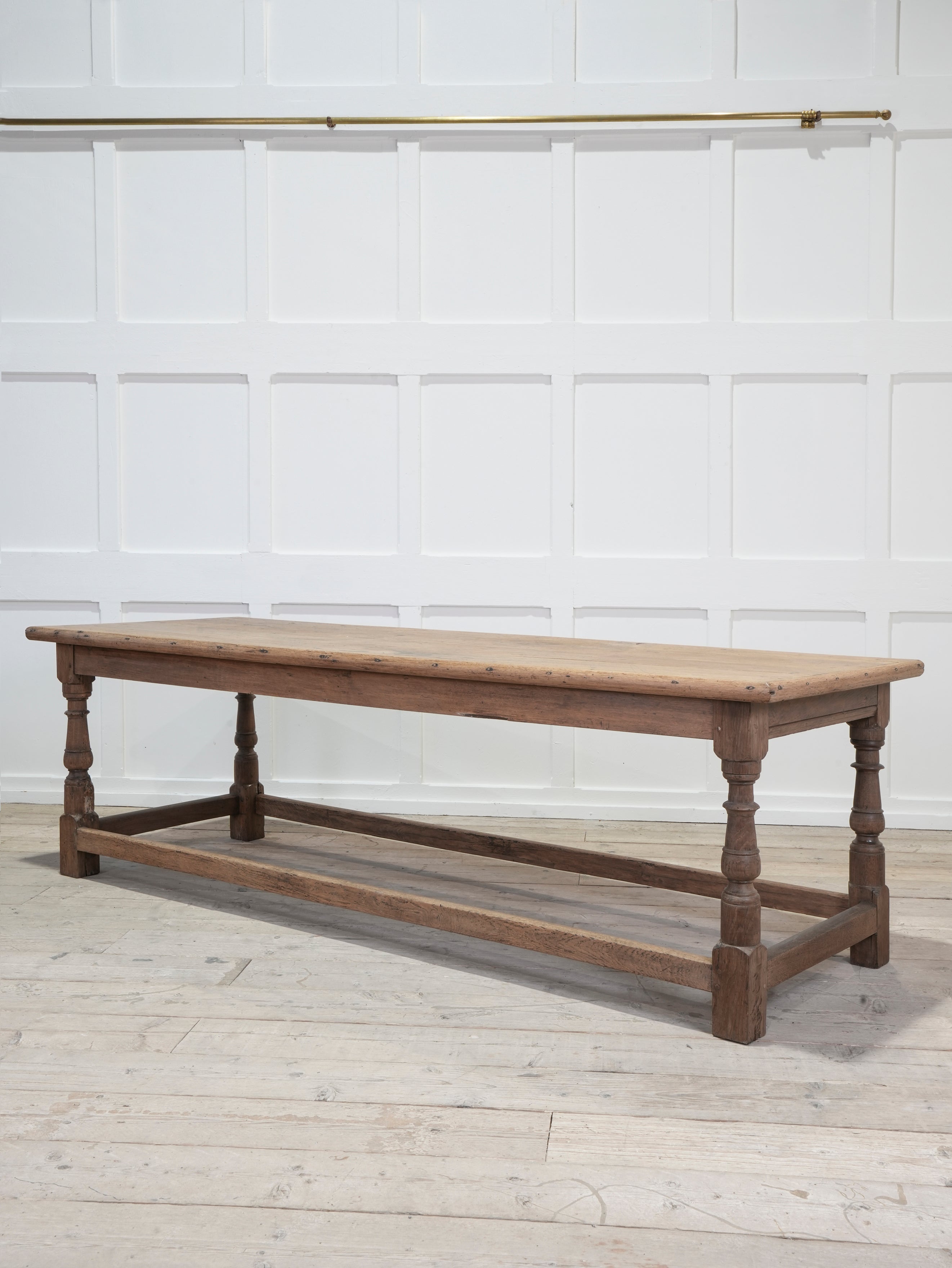 A Mid 19th Century Oak Refectory Table