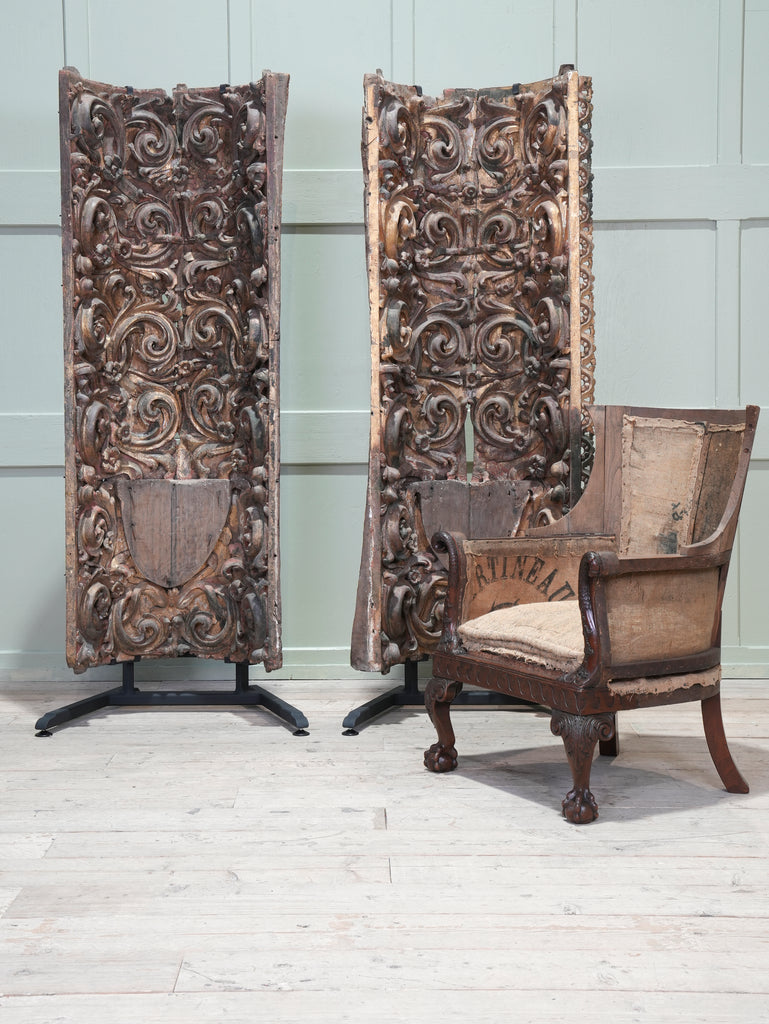 A Pair of 18th Century Portuguese Baroque Niches