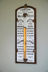 A 19th Century Barometer & Thermometer by T.W. Watson