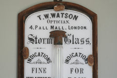 A 19th Century Barometer & Thermometer by T.W. Watson