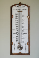 A 19th Century Barometer & Thermometer by T.W. Watson