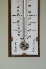 A 19th Century Barometer & Thermometer by T.W. Watson