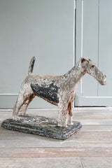 A 1920s Fox Terrier Sculpture