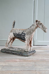 A 1920s Fox Terrier Sculpture