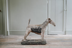 A 1920s Fox Terrier Sculpture