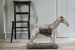 A 1920s Fox Terrier Sculpture