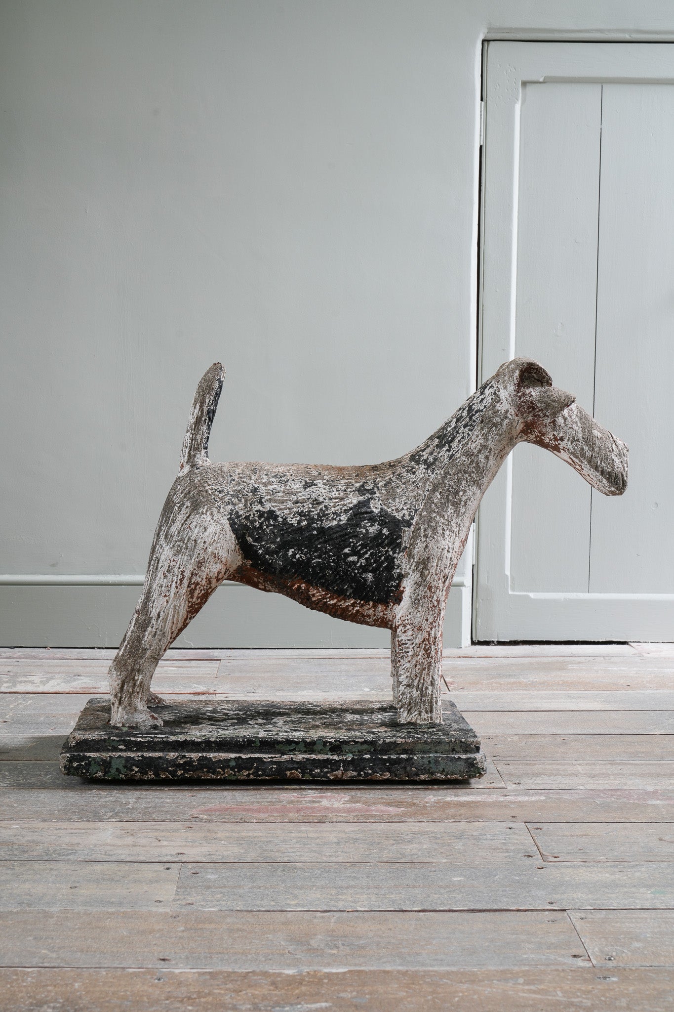 A 1920s Fox Terrier Sculpture