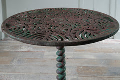 A 19th Century Cast Iron Terrace Table