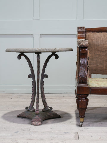 A 19th Century Cast Iron Garden Table