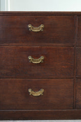 A Pair of George III Oak Chests