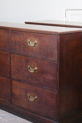 A Pair of George III Oak Chests