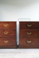 A Pair of George III Oak Chests