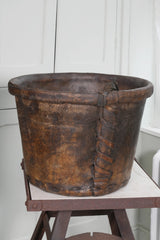 Buffalo Hide Bin with Strap