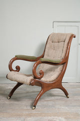 A William IV Oak Library Chair