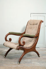 A William IV Oak Library Chair