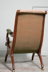 A William IV Oak Library Chair