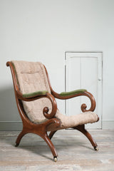 A William IV Oak Library Chair