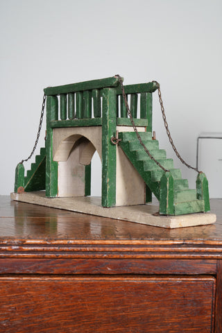 A Folk Art Bridge Model