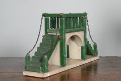 A Folk Art Bridge Model