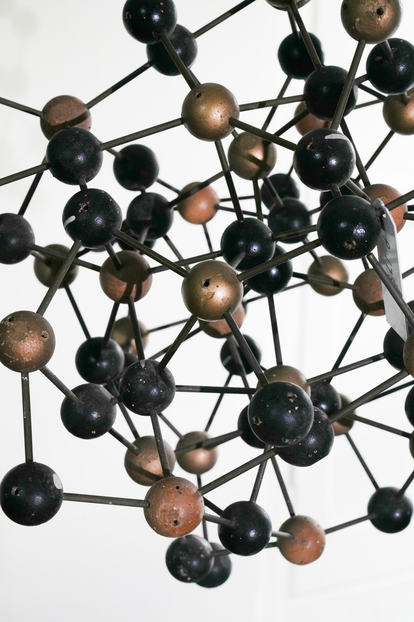 Black & Bronze Molecular Model