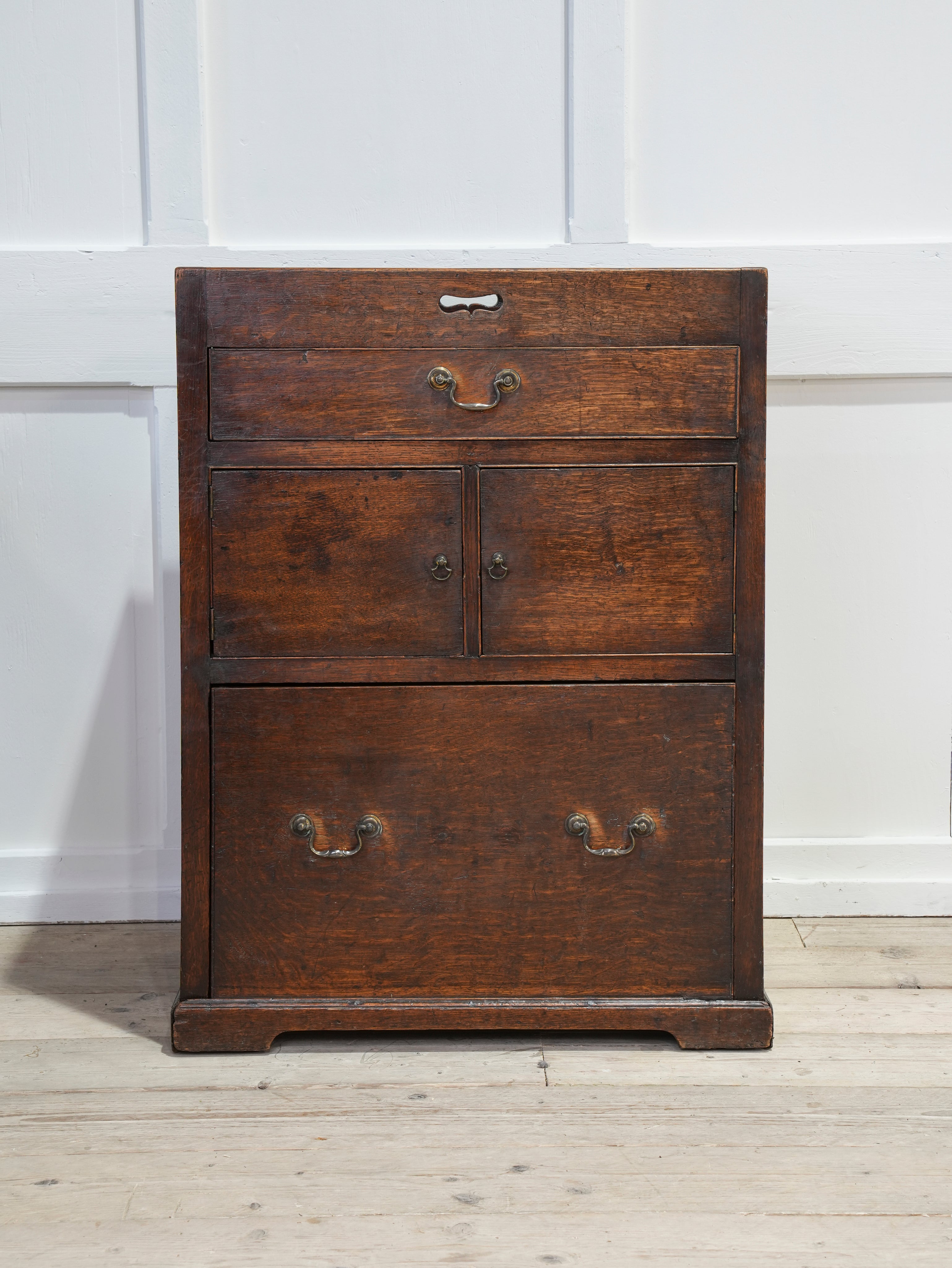 A George III Bedside Commode Cabinet