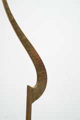 A Brass Aesthetic Movement Floor Lamp