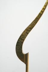 A Brass Aesthetic Movement Floor Lamp