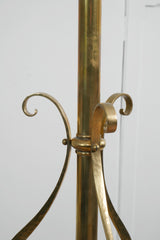 A Brass Aesthetic Movement Floor Lamp