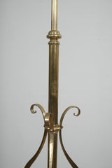 A Brass Aesthetic Movement Floor Lamp