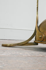 A Brass Aesthetic Movement Floor Lamp