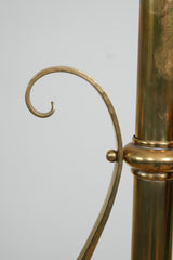 A Brass Aesthetic Movement Floor Lamp