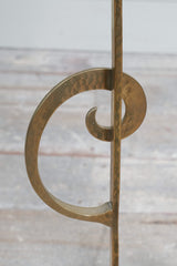 A Brass Aesthetic Movement Floor Lamp