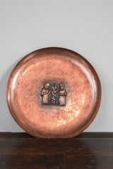 A Brass Dish By Magrit Tevan