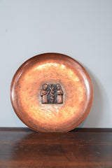 A Brass Dish By Magrit Tevan