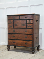 A 19th Century China Trade Secretaire Campaign Chest