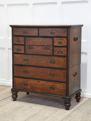 A 19th Century China Trade Secretaire Campaign Chest