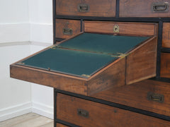 A 19th Century China Trade Secretaire Campaign Chest