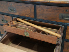 A 19th Century China Trade Secretaire Campaign Chest