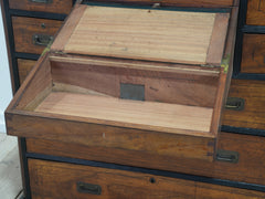 A 19th Century China Trade Secretaire Campaign Chest