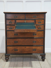 A 19th Century China Trade Secretaire Campaign Chest