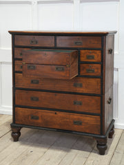 A 19th Century China Trade Secretaire Campaign Chest