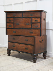 A 19th Century China Trade Secretaire Campaign Chest