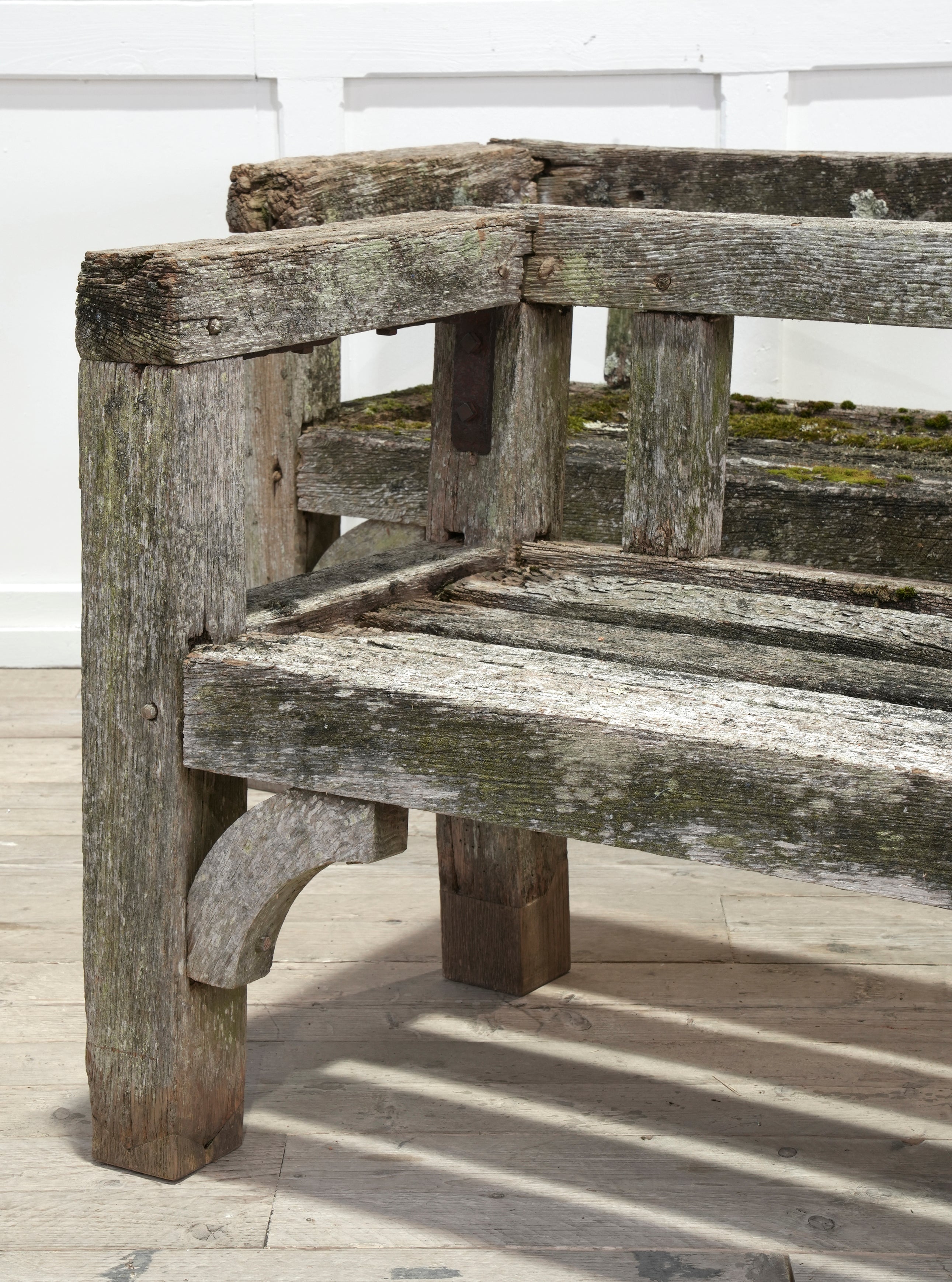 A Pair of Oak Estate Benches