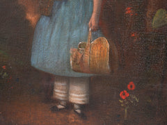 An 18th Century Painting of a Young Girl