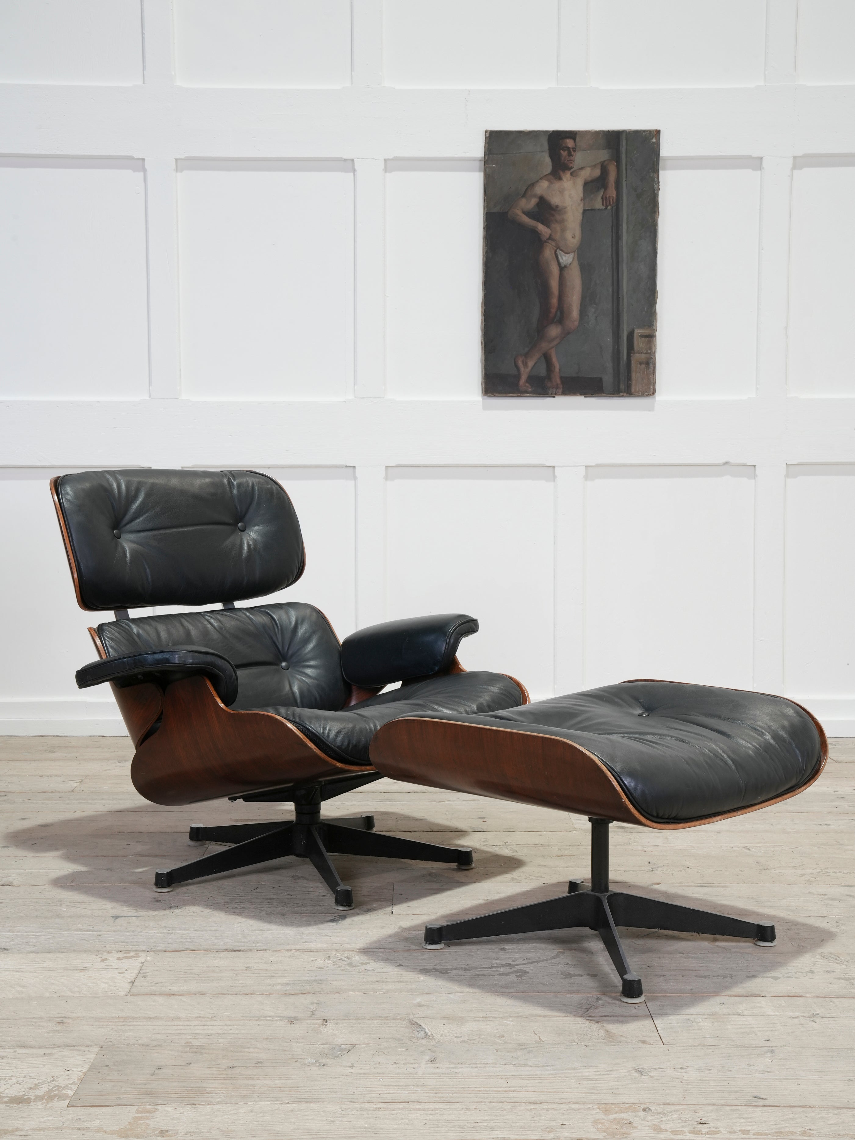 An Early Eames Lounge Chair & Ottoman