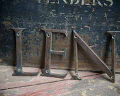 Selection of Bronze Letters