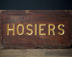 Hosier Trade Sign