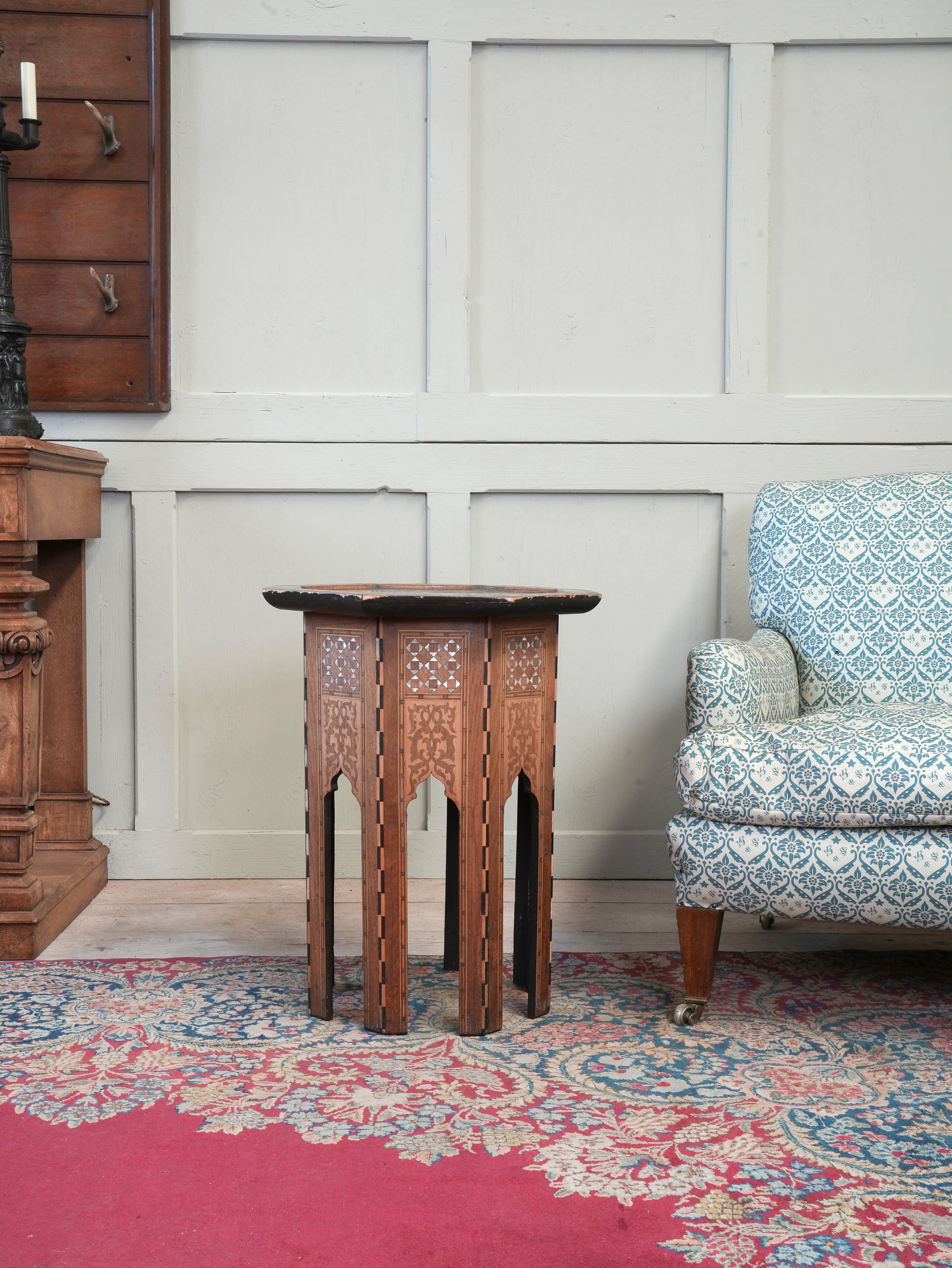 Octagonal Damascus Side Table