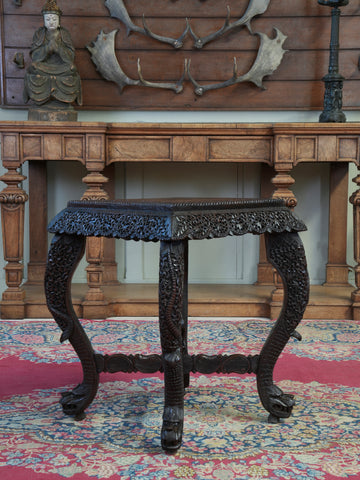 A Carved Indian Occasional Table